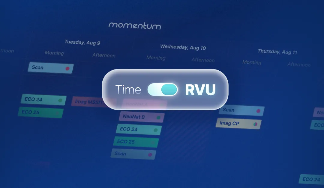 First RVU-Based Scheduling Platform